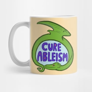 Cure Ableism Lime Mug